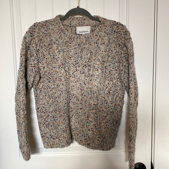 Evereve Heartloom sweater, size small - Picture 1 of 4